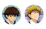 Kuroba Kaito & Hakuba Saguru Special Hologram Tin Badge Set 2 Set Magic Kaito 1412 Blu-ray Disc BOX Vol.1 ANIPLEX+ Purchase Bonus Can Badge [USED]