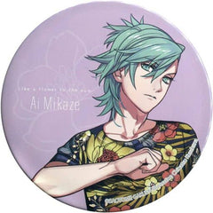 Ai Mikaze Uta no Prince Sama Prince Summer!2014 Animate Girls Festival 2014 & Online Shopping Limited Can Badge [USED]