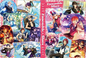 Ensemble Stars! Long Can Badge Storage Album Pink Storage supplies [USED]