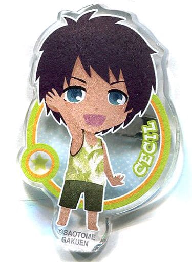 Cecil Aijima Uta no Prince Sama SHINING STORE LOT Acrylic Badge Shining Store Limited Kuji Prize D-7 Badge [USED]