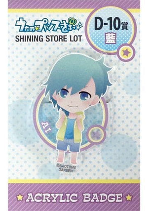 Ai Mikaze Uta no Prince Sama SHINING STORE LOT Acrylic Badge Shining Store Limited Kuji Prize D-10 Badge [USED]