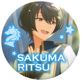 Ritsu Sakuma Ensemble Stars! BIG Can Badge [USED]