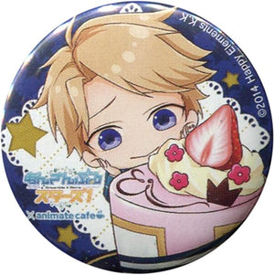 Arashi Narukami Ensemble Stars! X Animatecafe Trading Tin Badge Part 1 Animate Cafe Limited Can Badge [USED]