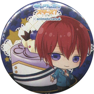 Tsukasa Suou Ensemble Stars! X Animatecafe Trading Tin Badge Part 1 Animate Cafe Limited Can Badge [USED]