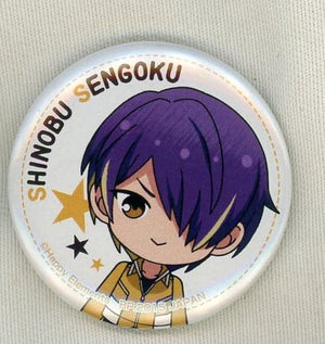 Shinobu Sengoku Ensemble Stars! Ichiban Kuji MINI Can Badge Omikuji Can Badge [USED]