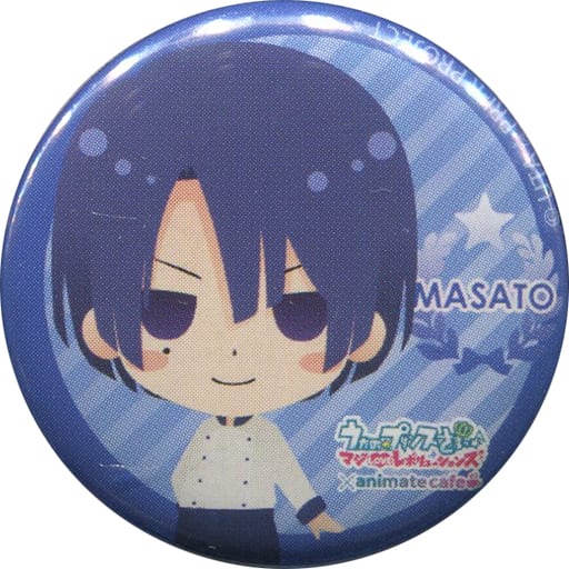 Masato Hijirikawa Uta no Prince Sama Maji Love Revolutions X Animatecafe Trading Tin Badge Can Badge [USED]