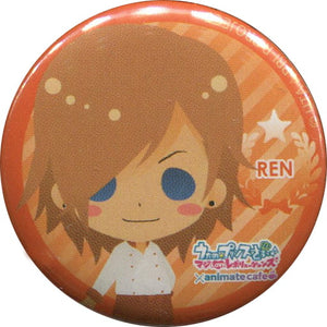 Ren Jinguji Uta no Prince Sama Maji Love Revolutions X Animatecafe Trading Tin Badge Can Badge [USED]