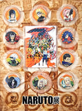 Key Visual Shinobi Ver. Can Badge Set 11 Pieces Set Commemorating the Completion of Serialization Kishimoto Masashi NARUTO Exhibition Can Badge [USED]