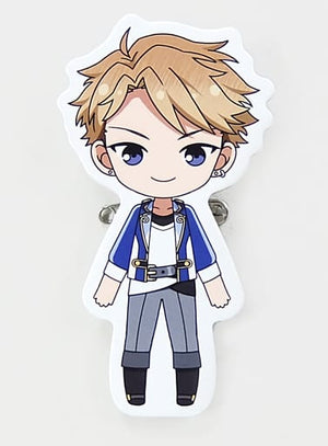 Arashi Narukami Ensemble Stars! Die Cut Board Badge Vol.1 Adores Limited Badge [USED]