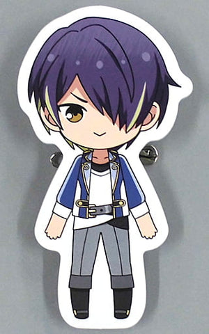 Shinobu Sengoku Ensemble Stars! Die Cut Board Badge Vol.1 Adores Limited Badge [USED]