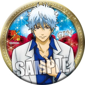 GIN Gintoki Sakata Gintama Can Badge Part.4 Can Badge [USED]