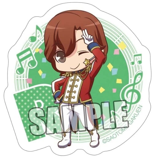 Reiji Kotobuki Uta no Prince Sama Trading Acrylic Badge Chibi Chara Marching Band Ver. Can Badge [USED]