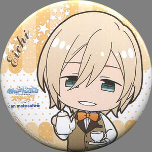 Eichi Tenshouin Ensemble Stars! X Animatecafe Trading Tin Badge Cafe Style Part 1 Can Badge [USED]