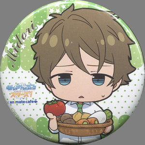 Midori Takamine Ensemble Stars! X Animatecafe Trading Tin Badge Cafe Style Part 1 Can Badge [USED]