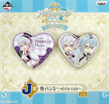 Sogo Osaka & Tamaki Yotsuba Deformation White Side IDOLiSH7 Ichiban Kuji IDOLiSH7 VS TRIGGER IDOLiSH7 Ver. Can Badge [USED]