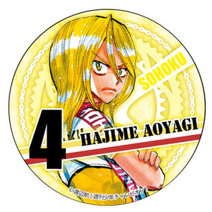 Hajime Aoyagi Yowamushi Pedal Pearl Paper Can Badge [USED]