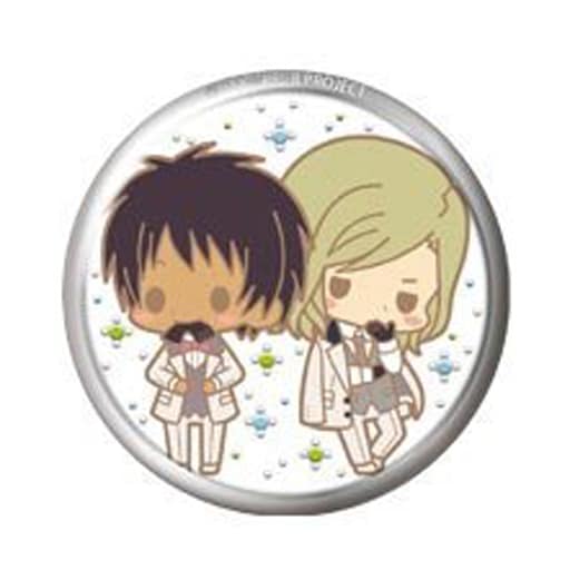 Camus & Cecil Aijima Uta no Prince Sama Maji LOVE Revolutions Dekokira Badge Collection White Jacket Ver. Can Badge [USED]