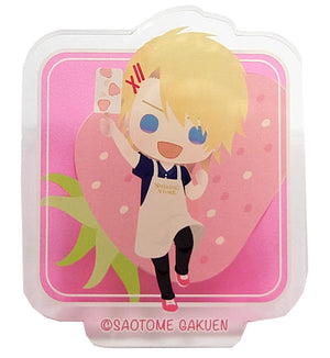 Sho Kurusu Uta no Prince Sama Trading Acrylic Badge SHINING STORE Chibi Chara Ver. SHINING STORE Limited Can Badge [USED]