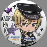 Kaoru Hakaze Ensemble Stars! X Karaoke No Tetsujin Original Can Badge Drink Order Benefits Can Badge [USED]