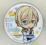 Eichi Tenshouin Ensemble Stars! X Karaoke No Tetsujin Original Can Badge Drink Order Benefits Can Badge [USED]