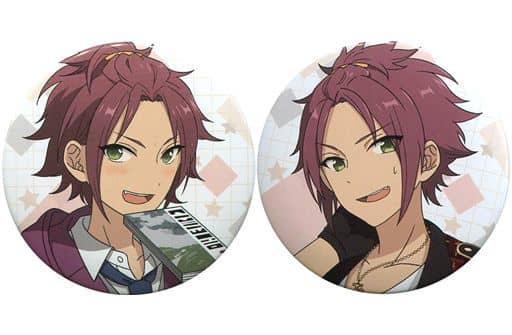 Mao Isara Ensemble Stars! Welcome to Festa Character Badge Collection Ensemble Stars! Anniversary Live Kuji A Prize C Set of 2 Can Badges Can Badge [USED]