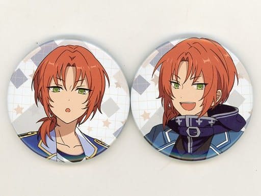 Leo Tsukinaga Ensemble Stars! Welcome to Festa Character Badge Collection Ensemble Stars! Anniversary Live Lottery B Prize C Set of 2 Can Badges Can Badge [USED]
