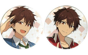 Chiaki Morisawa Ensemble Stars! Welcome to Festa Character Badge Collection Ensemble Stars! Anniversary Live Lottery B Prize C Set of 2 Can Badges Can Badge [USED]