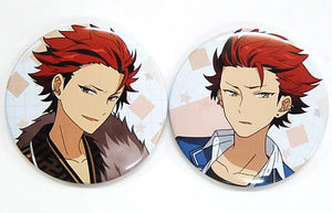 Kurou Kiryu Ensemble Stars! Welcome to Festa Character Badge Collection Ensemble Stars! Anniversary Live Lottery B Prize C Set of 2 Can Badges Can Badge [USED]