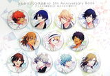 Uta no Prince Sama 5th Anniversary Book Key Visual Animate Limited Set Bundled Benefits Set of 11 Can Badge [USED]