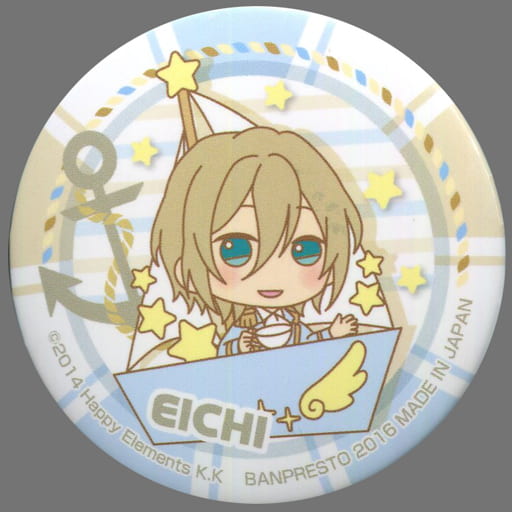Eichi Tenshouin Ichiban Cafe X Ensemble Stars! Enjoy Summer! Can Badge Kuji Prize B Can Badge [USED]