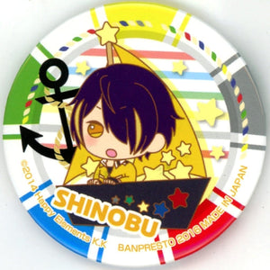 Shinobu Sengoku Ichiban Cafe X Ensemble Stars! Enjoy Summer! Can Badge Kuji Prize B Can Badge [USED]