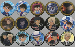 Detective Conan Tin Badge All 15 Types Set Can Badge [USED]