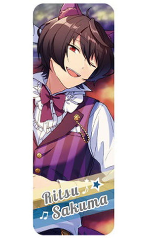 Ritsu Sakuma Ensemble Stars! Long Can Badge Collection 6 6 Can Badge [USED]