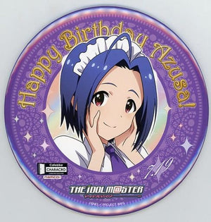 Azusa Miura THE iDOLM@STER Azusa Miura Birthday 2015 Stand Can Badge Cafe & Bar Characro Limited Can Badge [USED]