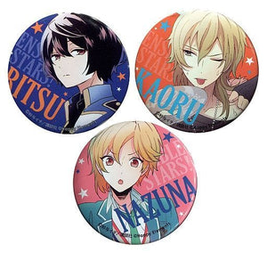 Ritsu Sakuma & Kaoru Hakaze & Nazuna Nito Ensemble Stars! Comics Vol.3 Special Edition Included Benefits Set of 3 Can Badges Can Badge [USED]