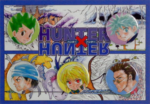 Gon Freecss, etc. HUNTER x HUNTER Jump Festa 2017 Limited Set of 5 Can Badge [USED]