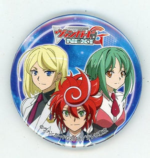 Chrono & Shion & Tokoha Card Fight !! Vanguard G NEXT Trading Tin Badge C91 Limited Can Badge [USED]