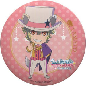 Yamato Hyuga Uta no Prince Sama Maji Love Legend Star In Namja Town Garapon Stand Legend Star Garapon Prize D Can Badge [USED]