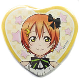 Hoshizora Rin Heart Can Badge Love Live! Gacha M's Go Go! LoveLive! 2015 -Dream Sensation!- Ver. Can Badge Can Badge [USED]