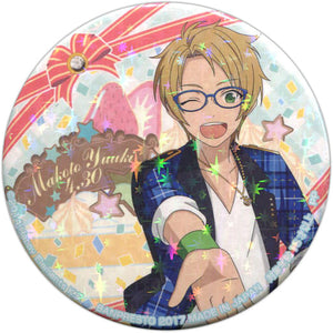 Makoto Yuuki Ensemble Stars! Anniversary Can Badge April-June Can Badge [USED]