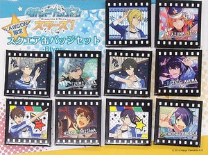 Sena Izumi , etc. Ensemble Stars! Square Can Badge LAWSON Limited Set of 10 Can Badge [USED]