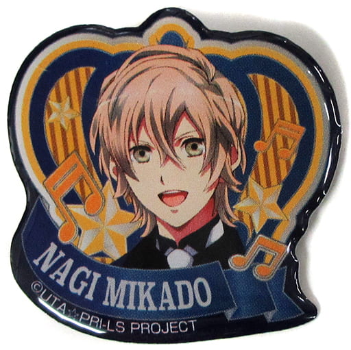 Nagi Mikado Uta no Prince Sama Maji LOVE Legend Star Lapel Pin Badge [USED]