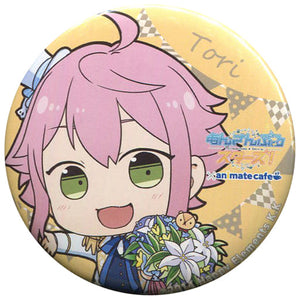 Touri Himemiya Ensemble Stars! X Animatecafe Trading Tin Badge 2nd Anniversary Ver.A Can Badge [USED]