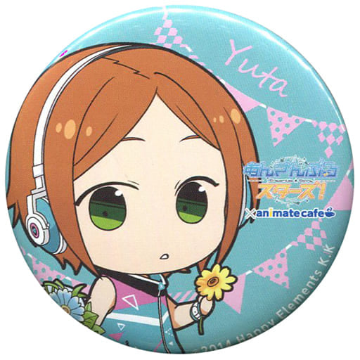 Yuuta Aoi Ensemble Stars! X Animatecafe Trading Tin Badge 2nd Anniversary Ver.A Can Badge [USED]