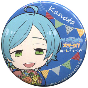 Kanata Shikai Ensemble Stars! X Animatecafe Trading Tin Badge 2nd Anniversary Ver.B Can Badge [USED]