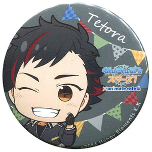 Tetora Nagumo Ensemble Stars! X Animatecafe Trading Tin Badge 2nd Anniversary Ver.B Can Badge [USED]