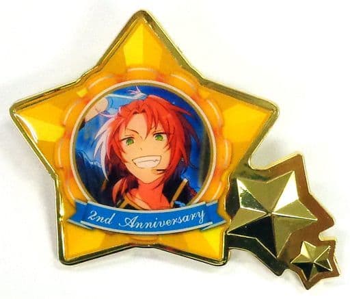 Leo Tsukinaga Ensemble Stars! Ichiban Kuji Thank You, Transfer Student 2nd Anniversary Pins Prize L Lapel Pin [USED]