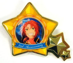 Leo Tsukinaga Ensemble Stars! Ichiban Kuji Thank You, Transfer Student 2nd Anniversary Pins Prize L Lapel Pin [USED]