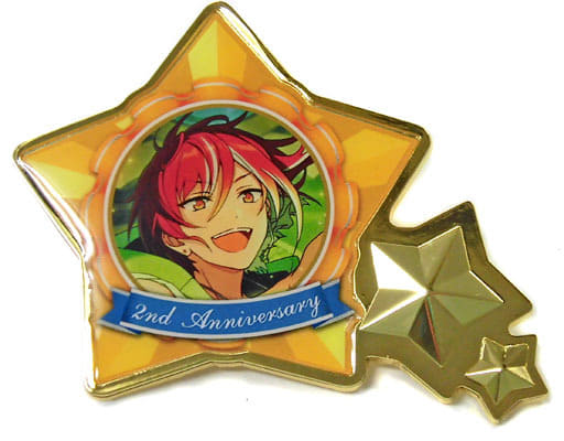 Natsume Sakasaki Ensemble Stars! Ichiban Kuji Thank You, Transfer Student 2nd Anniversary Pins Prize L Lapel Pin [USED]
