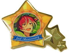Natsume Sakasaki Ensemble Stars! Ichiban Kuji Thank You, Transfer Student 2nd Anniversary Pins Prize L Lapel Pin [USED]